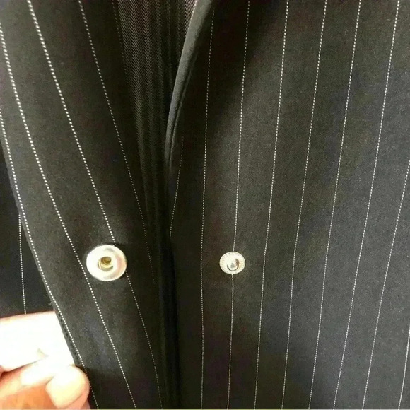 Liz Claiborne Striped Polyester Blazer Size 14 - Picture 6 of 10